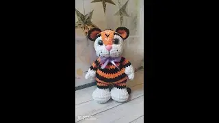 Тигр крючком по МК irinastrazs. Часть 2. Подробный МК для начинающих!