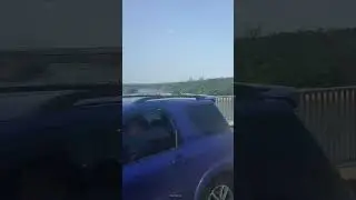Запоріжжя. Рівень води в р. Дніпро вид с ДніпроГЕС, 07.23 (Water level in the Dnipro River, July 23)
