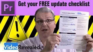 FREE Update Checklist for Premiere Pro