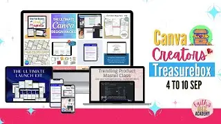 Canva Creators' Treasurebox - Commercial use Canva templates, branding templates, Canva design hacks