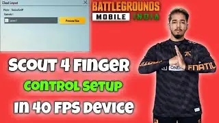 SCOUT CONTROLS SETUP ANALYSIS - BEST 4 FINGER CONTROL SETUP FOR BGMI |JONATHAN CONTROL CODE