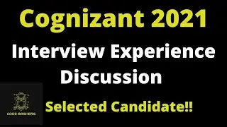 Cognizant Genc Interview Experience 2022 Batch | TR And HR Questions | Selected Candidate