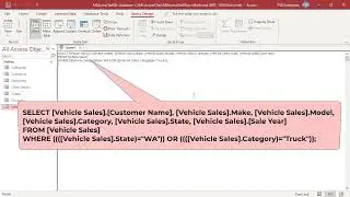 Criteria for Multiple Fields in Query in MS Access - Office 365