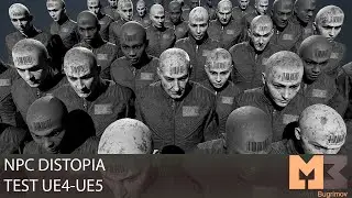 NPC Dystopia Test Epic Skeleton In UE4-UE5