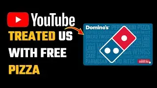 FREE @dominos PIZZA from @YouTube yay!!