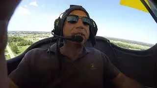 Airplane rides over Oshkosh.