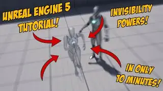 Master the Art of Stealth: Crafting Invisibility Ability in UE5!