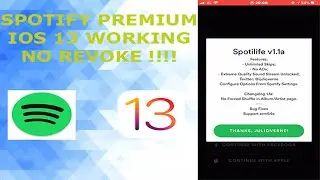 Cara Download Spotify++ IOS 13 | No Jailbreak !!! | 100% WORKING !!! | No Crash !!! | LIFETIME !!!