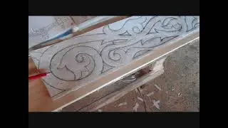 Как нарисовать и сделать шаблон (трафарет) - узор для - наличника