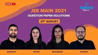 JEE Main 2021 Question Paper Solutions (27th August) | Memory Based Questions | JEE