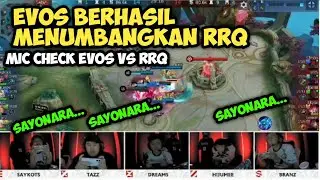 MIC CHECK PANAS FINAL LOWER BRACKET EVOS VS RRQ