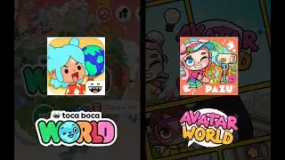 TOCA WORLD🌎 VS🏁 AVATAR WORLD🌎 TOCA VS PAZU🤯 PART 2✌️