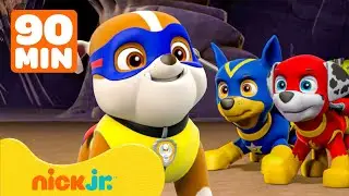 Paw Patrol | ¡El super cachorro Rubble y los PAW Patrol salvan el día! Con Chase y Marshall