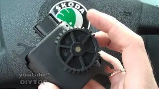 Replacing the servo motor of the V68 stove with a Skoda Fabia