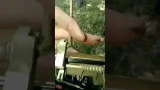 Как снять наружную  ручку, задней двери Geely CK 2.