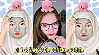 FILTER BONEKA GURITA DI ATAS KEPALA - FILTER IG BONEKA GURITA