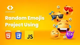 Random Emojis Project Using JavaScript | HTML CSS JavaScript Project | Embrace the Joy of Randomness