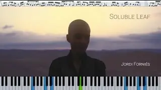 SOLUBLE LEAF - Jordi Forniés (кавер на пианино + ноты)