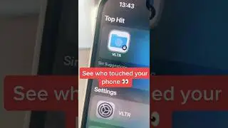 See Who Touched Your iPhone 👋👀 #iphonehacks #ios17
