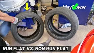 DIFFERENCE BETWEEN RUN FLAT TIRES AND NOT RUN FLAT TIRES