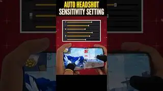 SECRET ALL GUN AUTO HEADSHOT SENSITIVITY SETTING FREE FIRE #freefire #sensitivity #shorts #trending