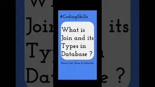 What is Join and its Types in Database | Coding Skills