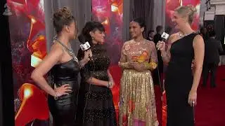 ANOUSHKA SHANKAR & NORAH JONES Red Carpet Interview | 2023 GRAMMYs