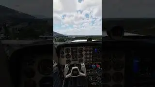 X-Plane 12: Cairns Barron-58 Landing Gone Wrong! I BROKE IT AGAIN!   #shorts