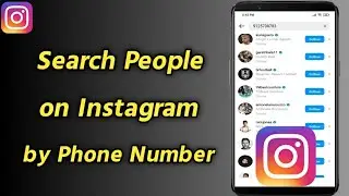 How to Search People on Instagram by Phone Number | Search Account on Instagram by Mobile Number