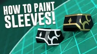 1893 - How To Paint Sleeves! Reverse Wash Technique