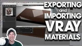 IMPORTING AND EXPORTING Materials in Vray for SketchUp