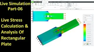 #06 Creo Live Simulation- Live Stress Calculation & Analysis Of Rectangular Plate