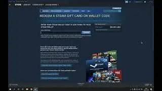 How To Redeem a Steam Wallet Code on Steam PC