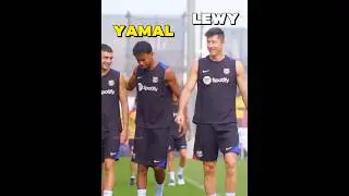 Lamine Yamal & Lewandowski 🤝