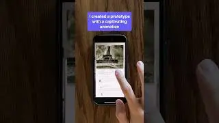 I created a prototype with a captivating animation