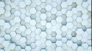 4K - Free 3D motion background - Abstract Moving Hexagons - abstract shapes animation