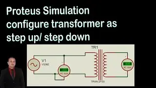 How Set Transformer As Step Down or Step Up in Proteus
