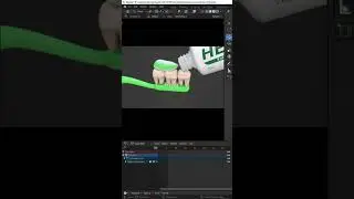 Herbalik toothpaste | Blender product animation 