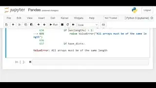 Value Error: All arrays must be of the same length | Python | Data Science | Pandas | Aryadrj