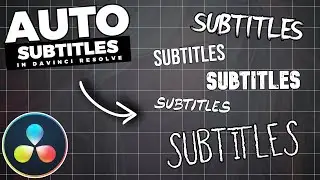 How To Add AUTOMATIC SUBTITLES In Davinci Resolve (Studio)