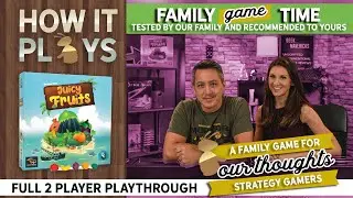 Juicy Fruits Boardgame 2-Player Gameplay and Review