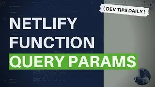 DevTips Daily: How to get query parameters in Netlify Functions