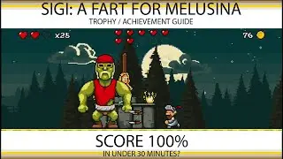 Sigi: A Fart for Melusina - Score 100% Platinum Trophy / Achievement Guide