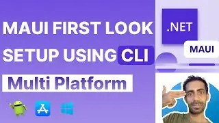 MAUI First Look and Setup in Mac | Cross Platform Apps in dotnet C#
