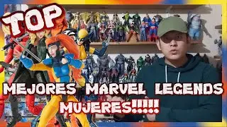 🥵🔥 TOP 10!!!!  😈😈 Mis Figuras Femeninas Favoritas de Marvel Legends | SleepingRacoon