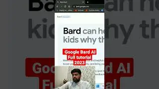 Google Bard Ai sign up full tutorial 2023 