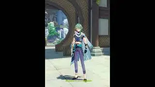 Genshin Impact Baizhu - idle animations