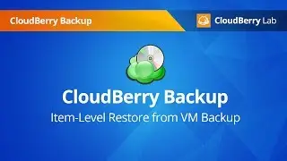 Item-level restore for VMware and Hyper-V with CloudBerry Backup