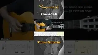 Viva La Vida – Coldplay - Fingerstyle Guitar Tutorial + TAB & Lyrics 