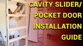 How To Install A Cavity Sliding Door - Step By Step (4K)